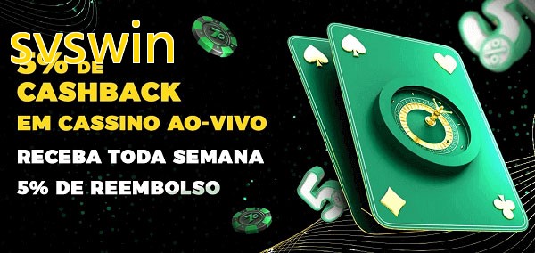 Promoções do cassino ao Vivo svswin